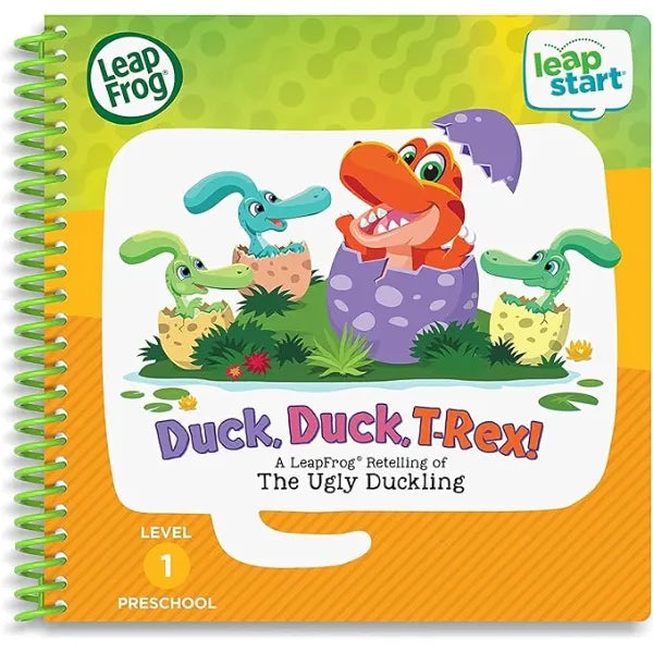 LeapFrog LeapStart Preschool Level 1 Duck, Duck, T Rex A Retelling of The Ugly Duckling English Version