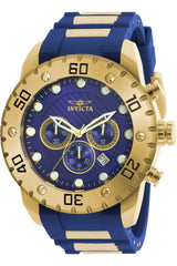 Invicta Men's 20280 Pro Diver Analog Display Quartz Blue Watch, Stainless Steel, 50 mm - Blue