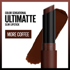 Maybelline New York Color Sensational Ultimatte Neo-Neutrals Slim Lipstick, More Coffee
