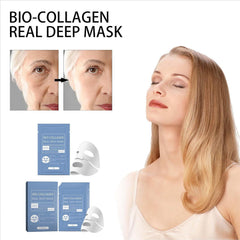 Hydro Cera-nol Real Deep Mask, Overnight Hydrogel Mask, Soothing, Moisturizing, Nourishing, 1.19oz(34g) x 4ea