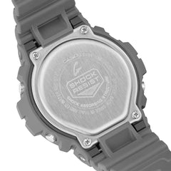 G-Shock Casio DW6900HD-8DR 6900 Series Luminescent Hidden Glow Digital Resin Strap Men's Watch, Grey/White