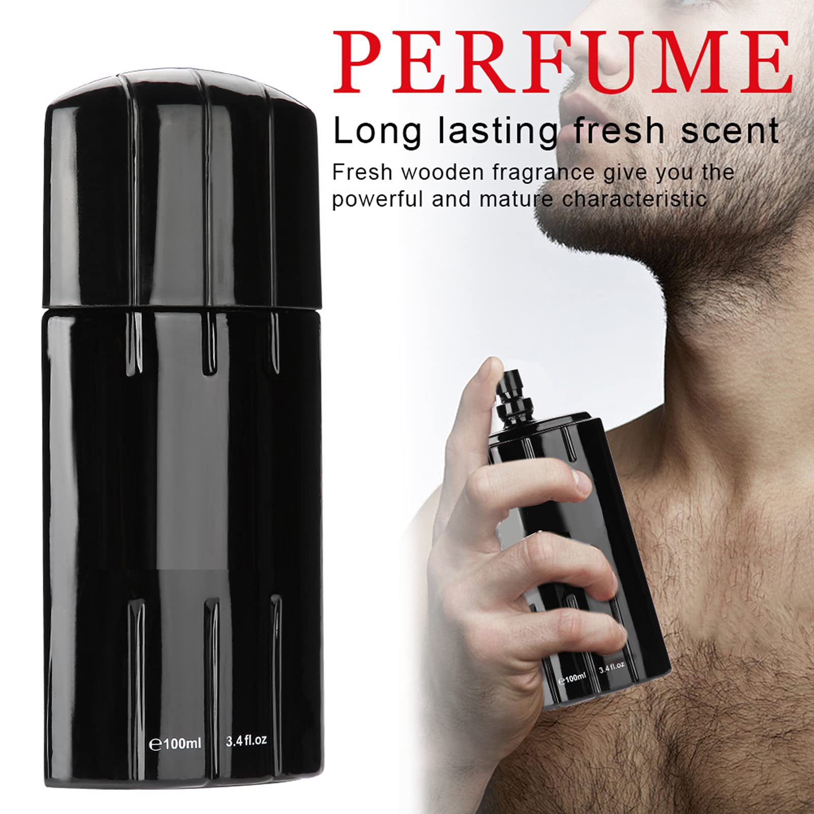 Men Cologne, Men Perfume, Dark Knight Woody Fragrance,Best Gift,Long Lasting Man Woman Cologne Perfume,100ml 3.4oz