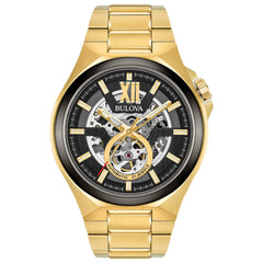 Bulova Men's Watch, Automatic - 98A178 - Gold Tone