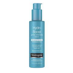 Neutrogena Hydro Boost Gentle Cleansing & Hydrating Face Lotion & Makeup Remover, Oil-Free for Sensitive Skin, 5 Fl Oz, Pack of 3