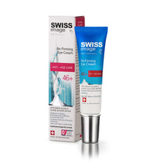 Swiss Image Anti-Age 46+ Refirming Under Eye Cream 15 ml | Reduces Wrinkles, Eye Lines and Puffiness Around Eyes Restores Firmness & Boosts Elasticity with SPV (UVA/UVB) | Ophthalogically Tested
