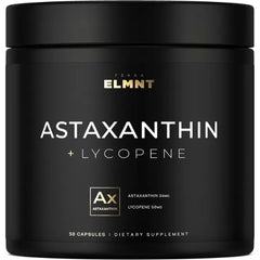 TERRA ELMNT Astaxanthin 24mg + Lycopene 50mg Clinical Strength Carotenoids Skin Supplement w. 100% Natural from MicroAlgae - Best Astaxanthin Supplements for Skin Health & Pigmentation - Astaxantina