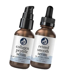 Foxbrim Naturals Youthful Skin Duo Peptide Collagen Serum & Retinol Face Serum