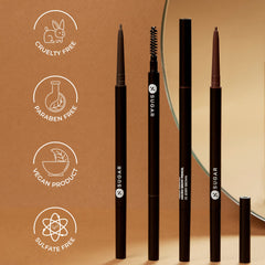 Sagar Cosmetics Arch Arrival Precision Eyebrow Pencil - 02 Top Tom | Transfer-proof, waterproof, sweat-proof and stays put for up to 12 hours