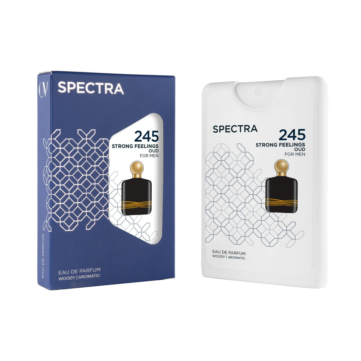 Spectra Pocket 245 Strong Feelings Oud EDP Perfume For Men - 18ml