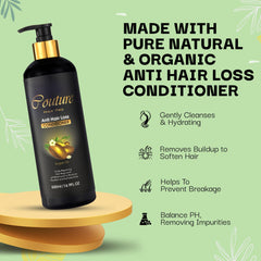 Couture Hair Pro Hair Conditioner -Intense Hydrating & Repairing - Hair Conditioner infused with Collagen,Argan Oil,Rosemary Oil, Biotin, Keratin and Vitamin E - 500 ML