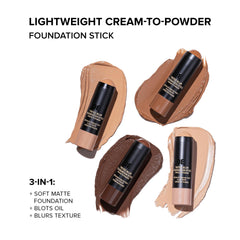 Nudestix Nudies Tinted Blur Foundation Stick, Light 1, 0.2 fl oz (6.2 g)