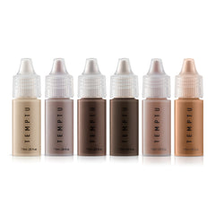 TEMPTU S/B Silicone-Based Contour & Bronze Starter Set For Sculpting, Contouring & Adding Dimension To The Face | Includes 6 Shades, 1 Count (Pack of 1)