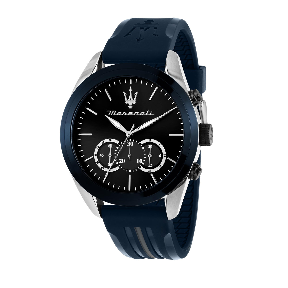 Maserati Sport Chronograph Small Seconds Analog Dial Color Blue Watches for Men - R8871612046 - Black, Grey