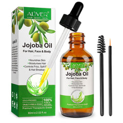 ALIVER Jojoba Oil for Hair Growth, Nourish the Scalp, Promote Hair Growth, Anti-breakage, Anti-hair Loss, Anti-dandruff, Prevent Hair Split Ends