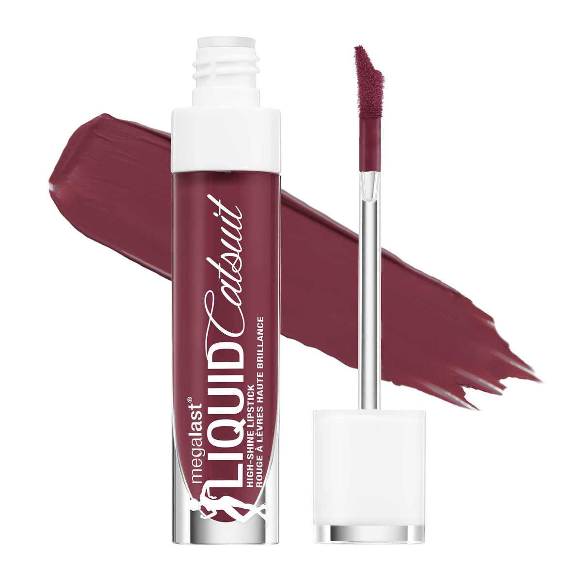 Wet n Wild Mega Last Catsuit High Shine Liquid Lipstick, Wine is the Noir Purple