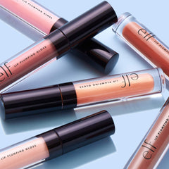 e.l.f. Cosmetics Lip Plumping Gloss, Shimmering Gloss Hydrates and Plumps Lips, Pink Cosmo