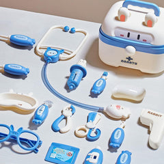 Masroo Doctor Kit for Kids - Pretend Play Educational Doctor Toys, Medical Kit with Stethoscope, Doctor Playset for Dentist Doctor, Role Play Toys for 3 4 5 6 7 8 Years Old Girls & Boys Toddler Gifts