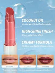 SHEGLAM Makeup - Pout-Perfect Shine Lip Plumper - Moisturizing Plumping Solid Lip Gloss Non-Stick Nourishing (Berry Season)