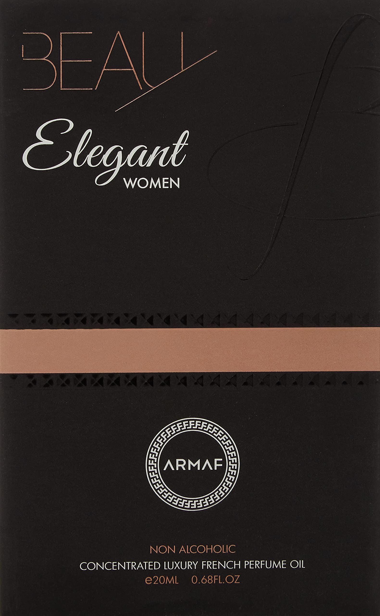 Armaf Women Beau Elegant Non-Alcoholic Concentrated Luxury French Perfume Oil 20ml, For Her