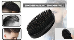 LA PERLA TECH Beard Brush for Men with Soft Nylon Bristles, Facial Hair Brushes for Men’s Grooming & Beard Care, Travel Friendly Beard Grooming Combs, Black Large