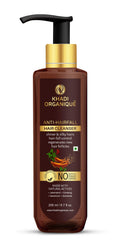 Khadi Organique Anti Hair Fall Shampoo/Cleanser (NO SLS & PARABEN) For Hair-fall Control, Shiner & Silky Hairs, Regenerates New Hair Follicles Men & Women (200 ml)
