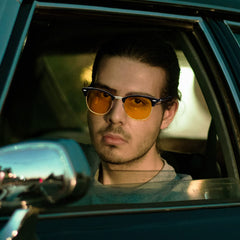 Joopin Polarized Semi Rimless Sunglasses Men Women, Classic Half Frame Sun Glasses UV Protection