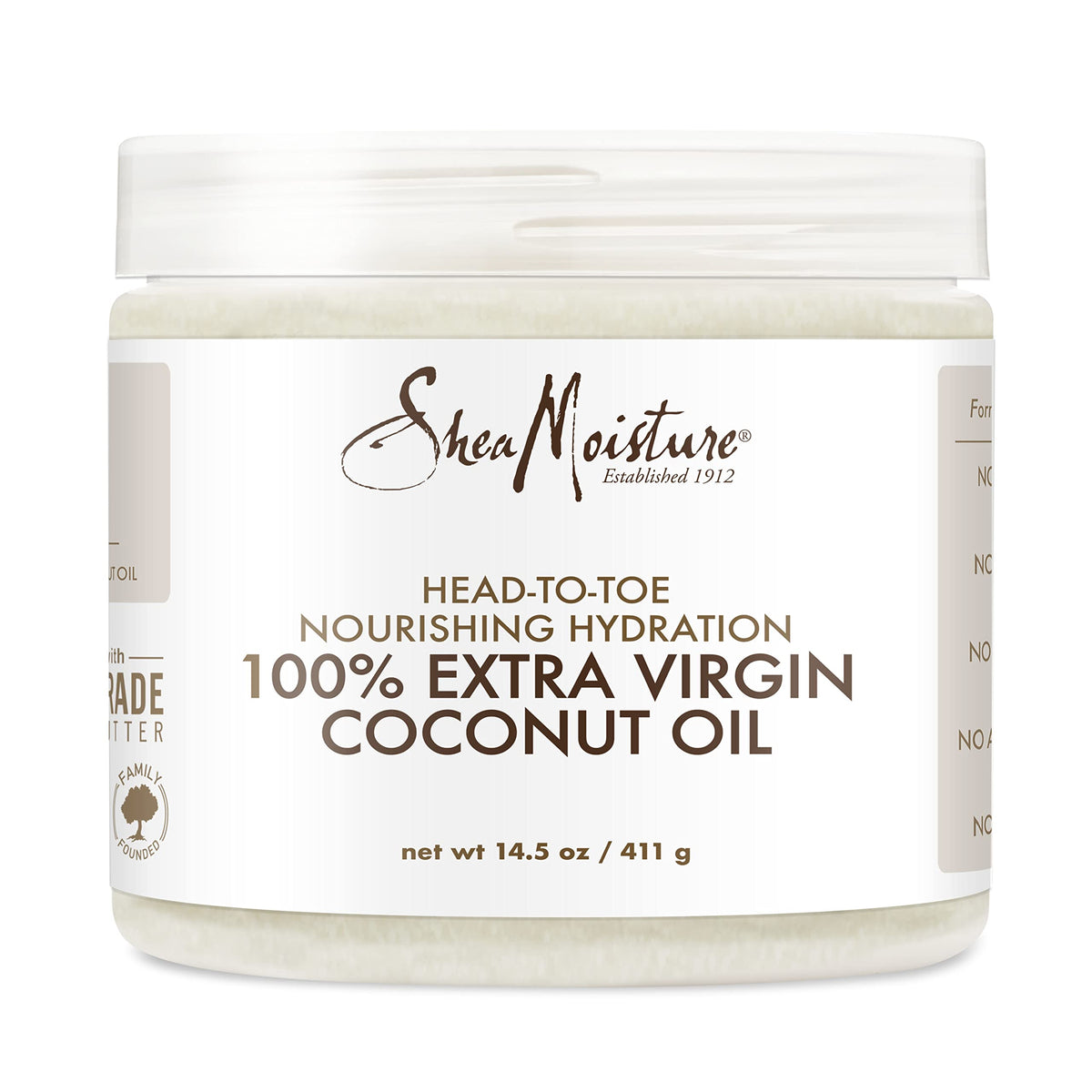 Shea Moisture Head-To-Toe Nourishing Hydration 100 Percent Extra Virgin Coconut Oil