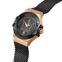 Maserati Potenza R8853108010 Men's Watch Time and Date Quartz Movement - Black