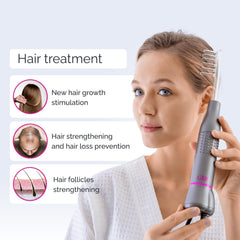 GESS Dars High Frequency Stick with 5 HF Sticks, Argon and Neon Gas, Darsonval Face Care, Acne, Hair Loss, Wrinkle Reduction, Cosmetic Device for Skin Care System, Beautiful Face Without Acne