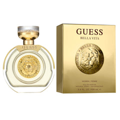 GUESS GUESS, Fragrance Bella Vita Eau De Parfum Edp Spray Perfume for Women, Gold, 3.4 Fl Oz