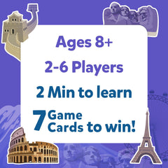 Skillmatics Card Game : Guess In 10 Legendary Landmarks | Gifts For Ages 8 And Up | Super Fun For Travel & Family Game Night