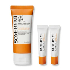 SOME BY MI V10 Hyal Air Fit Sunscreen & 2EA Lip Sun Protector Clear