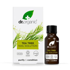 Dr. Organic Tea Tree Nail Solution, 0.34 FL Oz