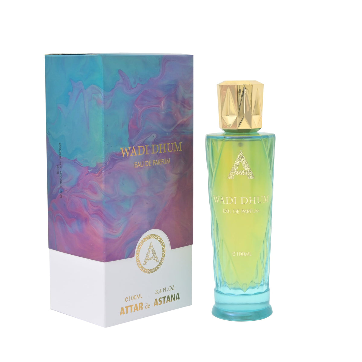 Attar Astana Wadi Dhum Perfume 100ML–Saffron & Oud Unisex Fragrance Inspired by Omani Spices,Long-Lasting Arabic perfumes.Luxury Oud Perfume for Men & Women.Unisex Luxury perfumes