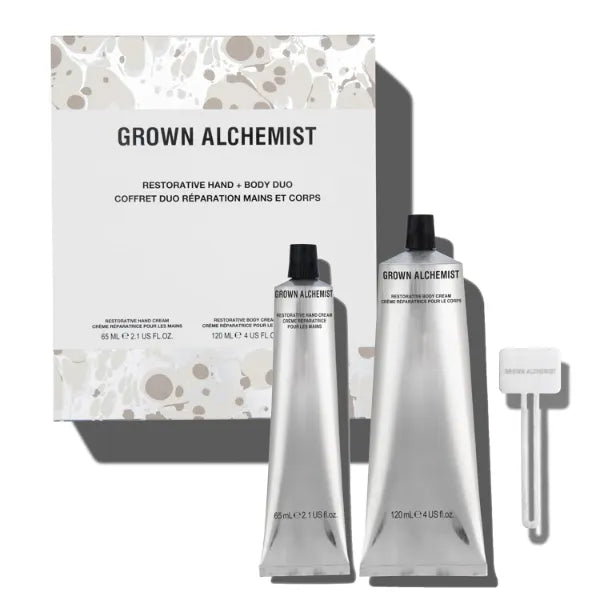 Grown Alchemist Hand + Body Cream Spa Gift Set - Chrome Edition