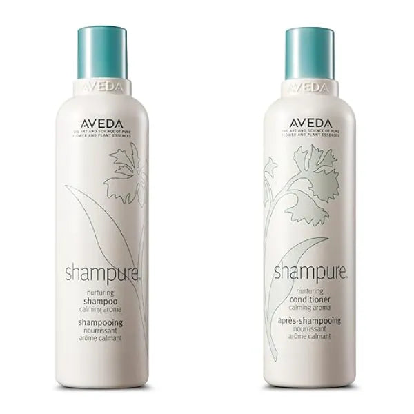Aveda Shampure Nurturing Shampoo & Conditioner Gift Set Daily Shampoo & Conditioner for Normal, Fine to Medium Hair Silicone Free Includes 2 Full Size Products