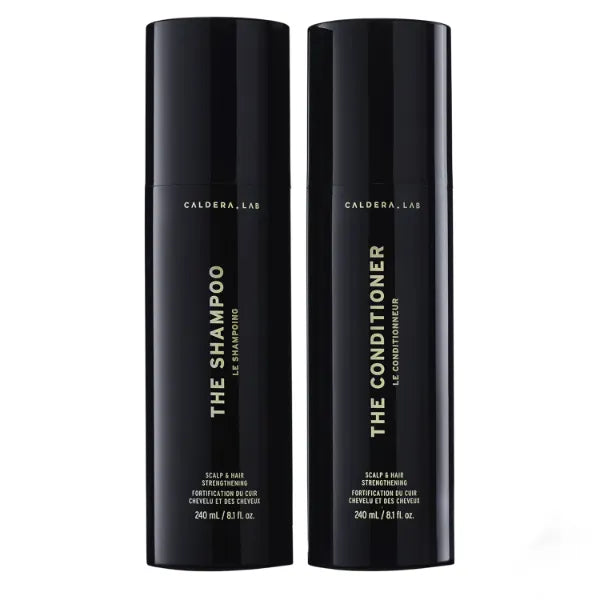 Caldera + Lab The Shampoo + Conditioner Bundle | Men’s Hair Care Duo for Healthy, Fuller Hair, Sulfate-Free Cleanser & Hydrating Conditioner, Dermatologically Tested For All Hair Types - 240ml