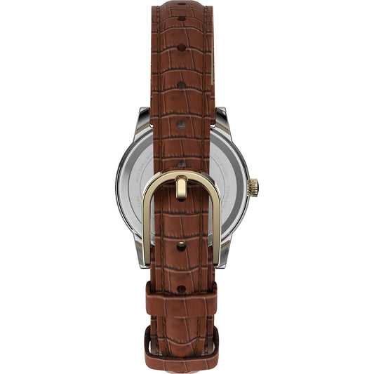 Timex Women's Essex Ave 25mm Watch - Brown/Two-Tone/White