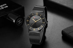 Curren Casual Watch For Men Analog Metal - 8304