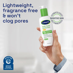 Cetaphil Daily Facial Moisturizer with SPF 15, Fragrance Free (Pack of 2) - 4oz