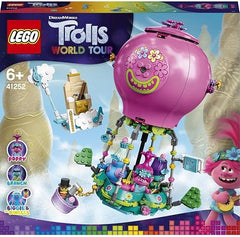 LEGO Trolls World Tour Poppy’s Hot Air Balloon Adventure 41252 Building Kit, an Ideal for Creative Play (250 Pieces)