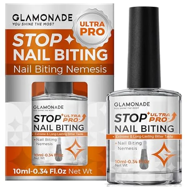 Glamonade Nail Biting Prevention For Kids Thumb Sucking Deterrent Nail Biting Treatment Anti Toddler Stopper Nail Polish stronger Pro bitter
