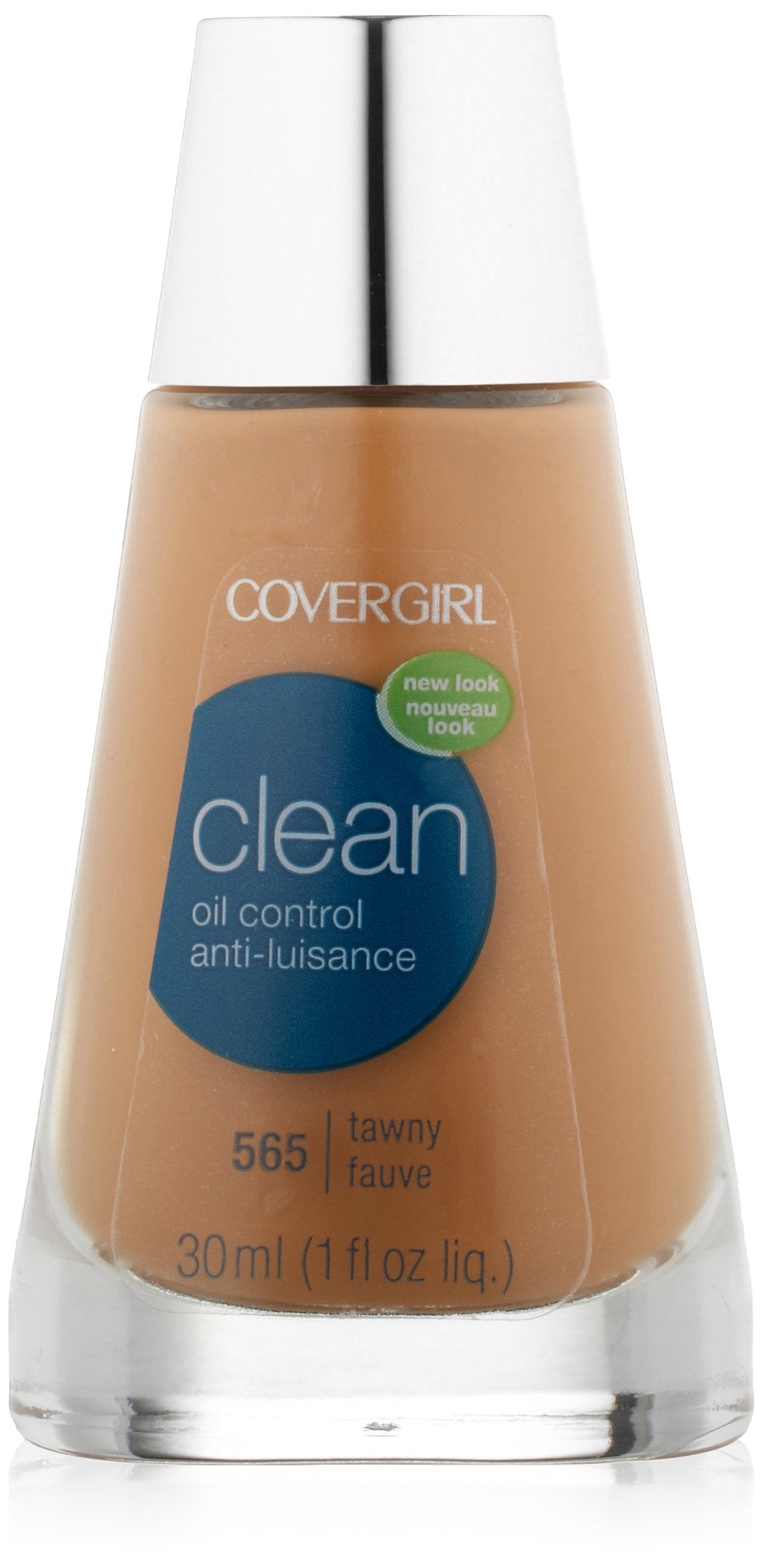 COVERGIRL Clean Oil Control Liquid Makeup, Tawny (N) 565, 1.0-Ounce Bottles (Pack of 2)