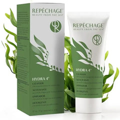 Repechage Hydra 4 Cleanser for Sensitive Skin Gentle Daily Facial Cleanser with Seaweed Extracts, Coconut & Olive Oils, Lactic Acid for Light Exfoliation & Removes Makeup, Balances Skin, 177mL / 6oz