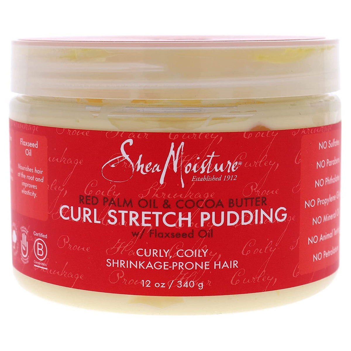 Shea Moisture Red Palm Oil & Cocoa Butter Stretch Mark Treatment 12 oz, Clear, 355 ml (Pack of 1)