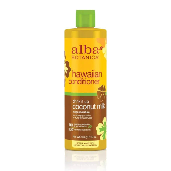 Alba Botanica Natural Hawaiian Conditioner Coconut Milk, 12 oz