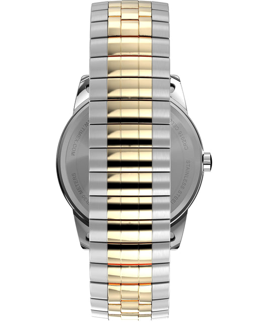 Timex Men's Easy Reader Watch - Two-Tone/Silver-Tone/Black