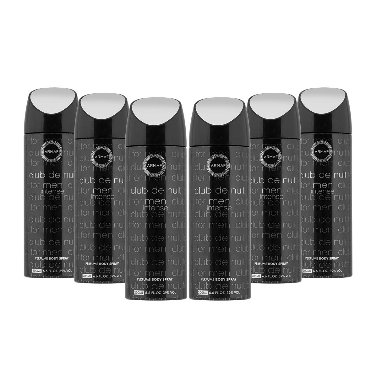 ARMAF Club De Nuit Intense Men, Perfume Body Spray, Deodorant For Him - 200ml (PACK OF 6) By ARMAF From The House of Sterling