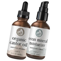 Foxbrim Naturals Hydration Essentials: Castor Oil & Ocean Mineral Moisturizer