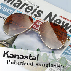 KANASTAL Polarized Sunglasses for Women and Men, Metal Frame Sun Glasses Retro Shades for Mens Driving Outdoor Military Style 100% UV400 Protection